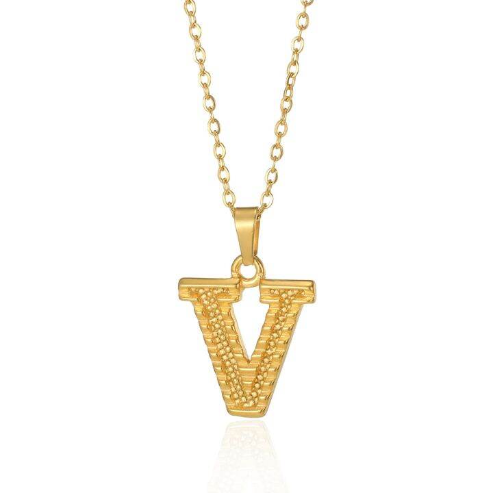 cw-stainless-steel-initial-necklaces-for-women-men-gold-color-letter-necklace-pendant-jewelry-male-female-neck-chain-free-shipping