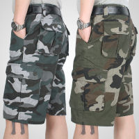 ฤดูร้อนกางเกง C Argo ผู้ชายพราง Camo ลำลองผ้าฝ้ายหลายกระเป๋าถุงเบอร์มิวดา Streetwear ฮิปฮอปทหารยุทธวิธีทำงานกางเกงขาสั้น