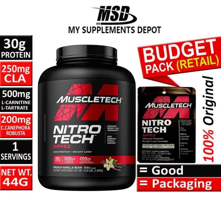 Hot sellz5h0ac7 Muscletech Nitrotech Ripped Ultimate Protein Weight