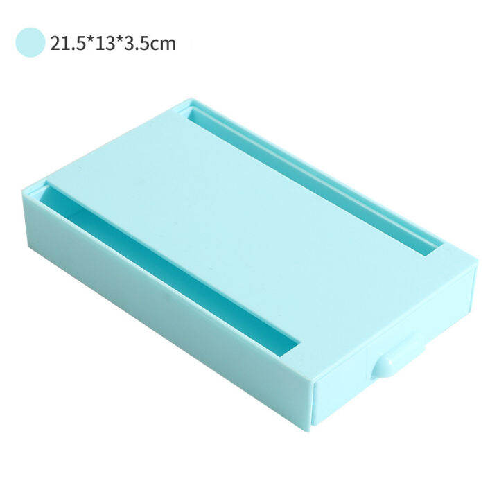 plastic-drawer-hidden-storage-box-organizer-under-desk-drawer-adhesive-storage-case-student-office-stationery