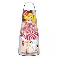 Unisex Candy Candy Terry Happy Snow Apron Kitchen Chef Cooking Baking Bib Women Men Japan Anime Tablier Cuisine for Painting Aprons