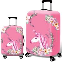 Pink Unicorn Luggage Cover Travel Suitcase Covers Waterproof