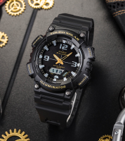 นาฬิกา Casio Tough Solar รุ่น AQ-S810W-1B นาฬิกาข้อมือผู้ชายสายเรซิ่นสีดำ- มั่นใจ ของแท้ 100% ประกันสินค้า 1 ปีเต็ม