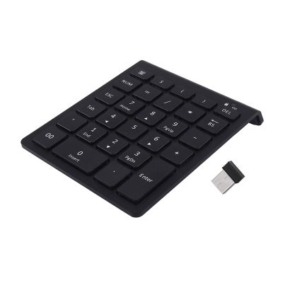 1Set Digital Number Keyboard 28 Keys 2.4G Bluetooth for Tablet Laptop Phone Accounter