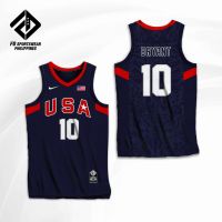 USA BASKETBALL OLYMPICS 2008 KOBE BRYANT NAVY FULL SUBLIMATED JERSEY