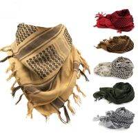 【ขาย】105X105ซม. Wind-Proof บาง Arabian ยุทธวิธี Square Turban Shawl Army Turban ผู้ชาย39; S Charm ตกแต่งผ้าพันคอ