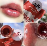 ฟิลเลอร์ลิปมาร์คแก้ ปากดำ BABY BUBBLE ขนาด 5 g. สีแดงเบอร๋กันดี้ ลุคเกาหลี สีสันสดใส ริมฝีปากนุ่มชุ่มชื่น อวบอิ่ม อิ่มน้ำ