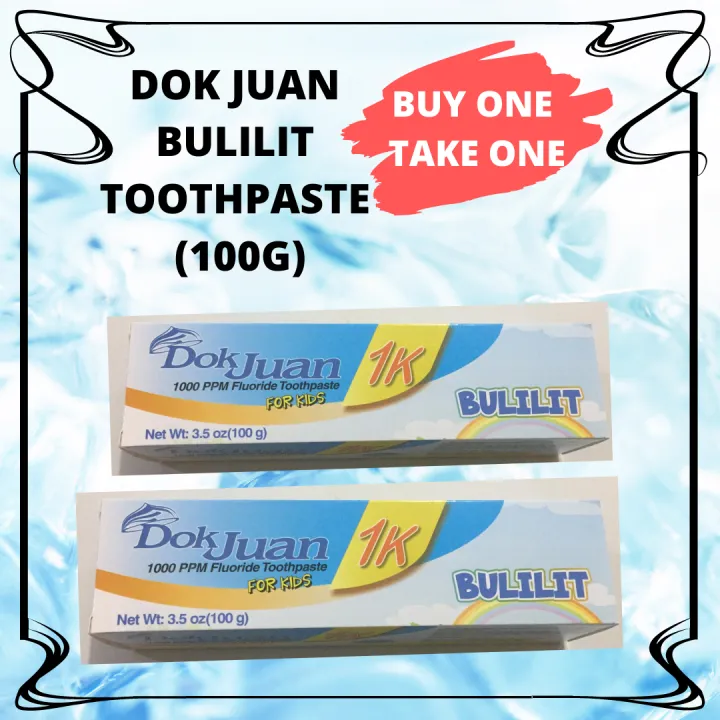 2 PCS DOK JUAN Bulilit For kids Kiddie Mild Toothpaste,Toothpaste