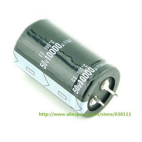 10pcs 50V10000UF 30 mm* 40mm 10000UF 50V electrolytic capacitors