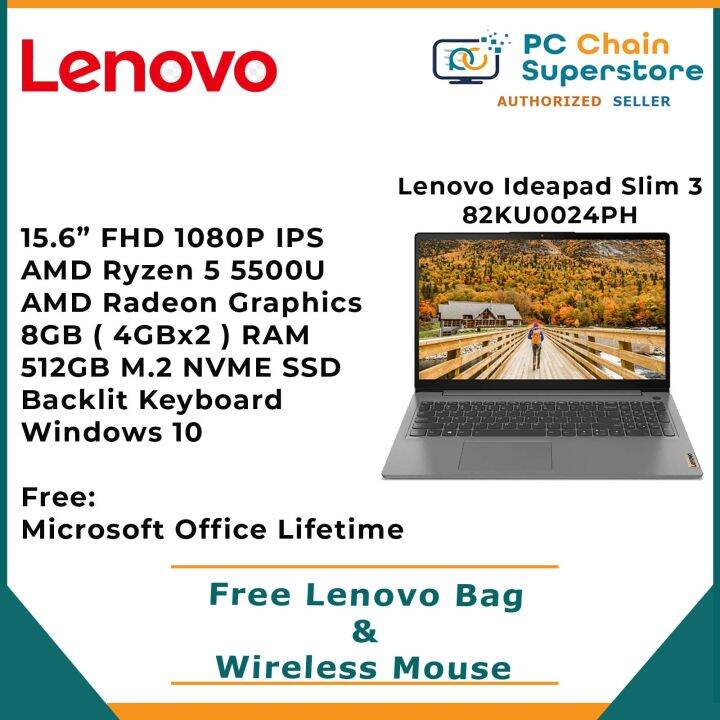 lenovo ideapad slim 3 ryzen 3 specs