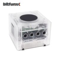 Bitfunx Gamecube NGC Replacement Shell Transparent Case for Gamecube NGC GC Purple Translucent Black