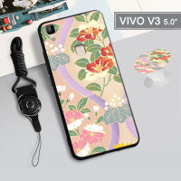 สำหรับ VIVO V3/V3 Max/V11/V11 Pro/VIVO 1804/V1814A/V15/VIVO 1819/1831A/X5L/X5M ซิลิคอนนุ่มพร้อมแหวนและเชือก