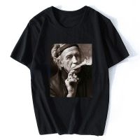 เสื้อยืดผ้าฝ้ายKeith Richards That Right It 2019และฉันยัง TShirt แฟชั่นผู้ชายสั้นแขนด้านบน Harajuku retro T เสื้อ Ropa Hombre