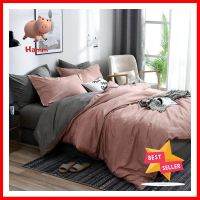 ชุดผ้าปูที่นอน 5 ฟุต 6 ชิ้น GADEAUX HOME SOLID สีชมพูBEDSHEET SET 5FT 6PCS GADEAUX HOME SOLID PINK **บริการเก็บเงินปลายทาง**