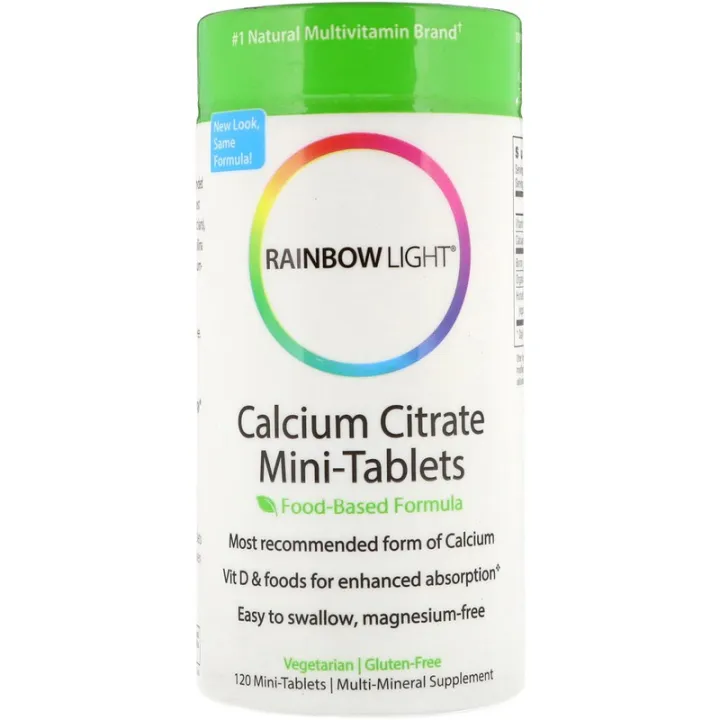 Rainbow Light Calcium Citrate 120 Mini-Tablets | Lazada.co.th