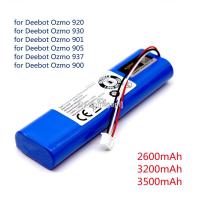 14.4V 2600mAh Robot Vacuum Cleaner Replacement Battery for Ecovacs Deebot Ozmo 920930901905937900 Lithium Ion Battery （สต็อกสำเร็จรูป） agapi