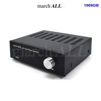 Marchall แอมป์ 1969 คลาส A สีดำ เสียบไฟบ้าน ฟังได้เลย Class A Power Amplifier เครื่องขยายเสียงทรานซิสเตอร์ คุณภาพเสียง ความหวานฉ่ำ กลมกล่อม สเตอร์ริโอ 25W RMS แท้ ๆ เหมือน แอมป์หลอด ค่าความเพี้ยน THD ดีมาก 0.001% High-End Audio ไฮเอ็ด Hi-end Sound