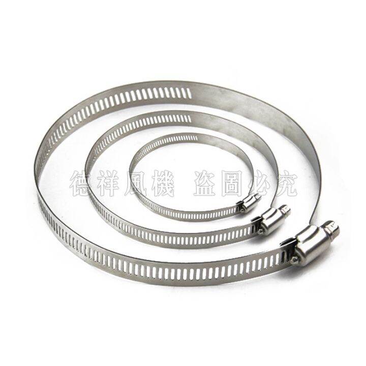 Authentic 304 stainless steel hose clamp with handle, all steel clamp
