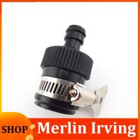 Merlin Irving Shop Universal Water Tap Faucet Adapter Connector Plastic Hose Fitting Drip Irrigation For Car Washing Garden Tools