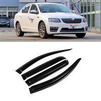 ช่องหน้าต่างข้างสำหรับ Skoda Octavia 2015 2016 2017 2018 2019ซีดานหมวกอาบแดดที่บังฝนที่บังแดด