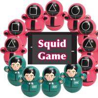 สควิดเกม​ เล่นลุ้น​ Squid​ game ตุ๊กตาล้มลุก พร้อมส่ง เต้นได้ ของเล่น ตุ๊กตาล้มลุก​ ครบทุกแบบ ส่งไว