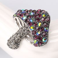 【YF】 New Korean Fashion Brooches for Color Rhinestone Alloy Lapel Pins Coat Collar Accessories