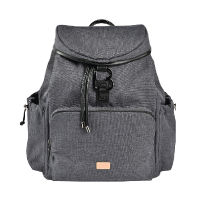 BEABA กระเป๋าเปลี่ยนผ้าอ้อมแบบเป้สะพายหลัง Vancouver Nursery Backpack XL - Dark Grey