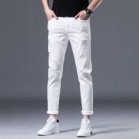 【YD】 New Mens Jeans Hot Fashion Stretch Men Pants Cotton Denim Trousers Male