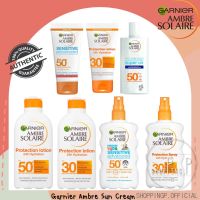 ♬Garnier Ambre Solaire Ultra-Hydrating Sun Cream SPF 30 50ml Travel Size ครีมกันแดดขนาดพกพา♠