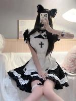 cosplay Halloween maid costume nurse uniform sexy nightclub party pure desire internet celebrity anchor cross-dressing cos