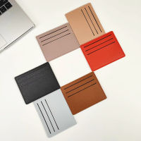 Bank Card Storage Pouch Credit Card Organizer PU Leather Card Holder Simple Card Bag Short Card Wallet