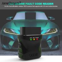 JaneDream เครื่องอ่านโค้ด OBD2เครื่องยนต์รถบลูทูธ EOBD ELM327เครื่องอ่านโค้ดความผิดพลาด V1.5เครื่องสแกนเนอร์เกียรติสำหรับ Android/i/os