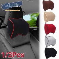 ▥✈ Breathable Car Headrest Neck Pillow Auto Car Seat Pillow Memory Foam Head Support Neck Rest Protector Automobiles Interior