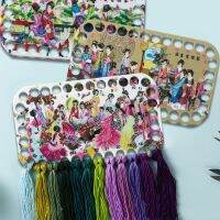 ✽ 3pcs Cross Stitch Row Line Board 34-Hole Winding Board Efficient Cross Stitch Thread Finishing Tool Embroidery Thread Organizer