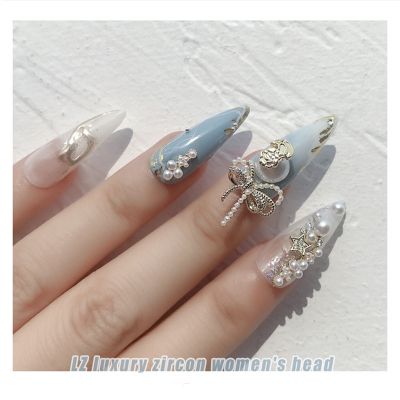 1Pcs 3D Metal Zircon Nail Art Jewelry Nail Decorations Top Quality Zircon Crystal Manicure Zircon Diamond Charms