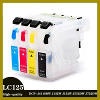 Lc125 125 Lc 125ว่างเปล่าเติมได้ตลับหมึกสำหรับ Brother Dcp-J4110dw J132w J152w J552dw J752dw J4510dw/J4610dw