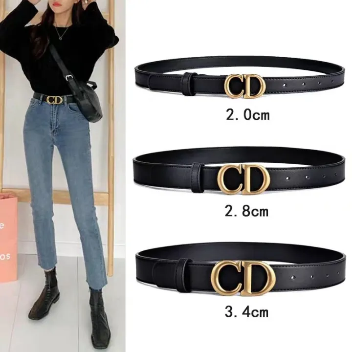 Belt fashion Korean female CD belt contracted joker ins wind web