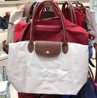 Longchamp ฝรั่งเศส Long1899champ ขนาดใหญ่ด้ามยาวถุงเกี๊ยวคลาสสิกสบายๆพับกระเป๋าสะพายแบบพกพา