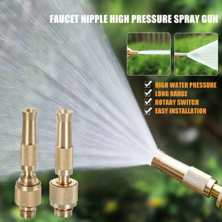 ABL Copper High Pressure Water Spray Nozzle Set Brass Water Jet Pipe