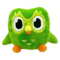 20CM Cute Green Duo Plushie Of Duo the Owl Cartoon Anime Plush Toy Soft Stuffed Animal Plushie Dolls Kids Gift Nap Pillow ordinary