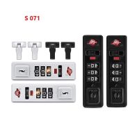 S071 S072 TSA007รหัสศุลกากรล็อคอลูมิเนียมกรอบกล่องรถเข็นกระเป๋าเดินทาง Anti-Theft รหัสล็อค