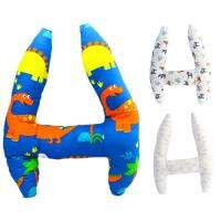 H Shaped Car Pillow Car Travel Essentials Kids H Shape Pillow Exquisite Kids Travel Sleeping Pillows Reusable Head and Body Support Pillow for Any Sleeping Position on Car responsible