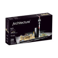 Lego Building Block Street View Berlin Skyline 21027 Childrens Puzzle Assembly Toy Model Decoration Gift