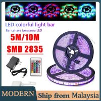 {ItalyNest shop}กันน้ำได้แถบไฟ LED ไฟ RGB LED ริ้วสายไฟ (IP65)2835เทป LED ไฟเปลี่ยนสีแถบไฟ Led