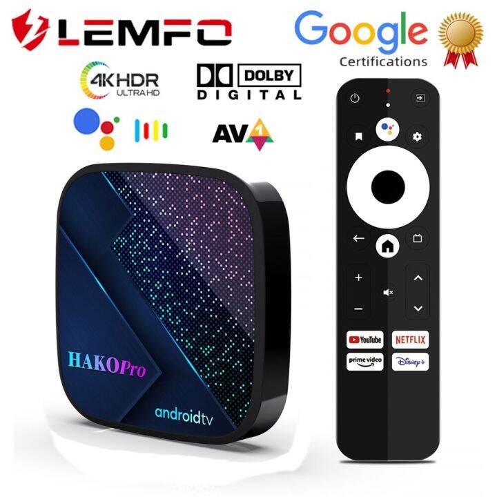 2023 TV Box Google Certified Amlogic S905Y4 2.4G 5G Wifi BT5.0 4K HDR