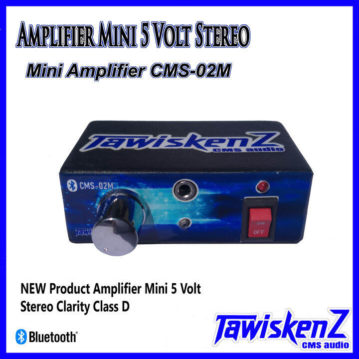 Amplifier Mini 5 Volt New Design. Ampli 5volt Stereo 2 Channel