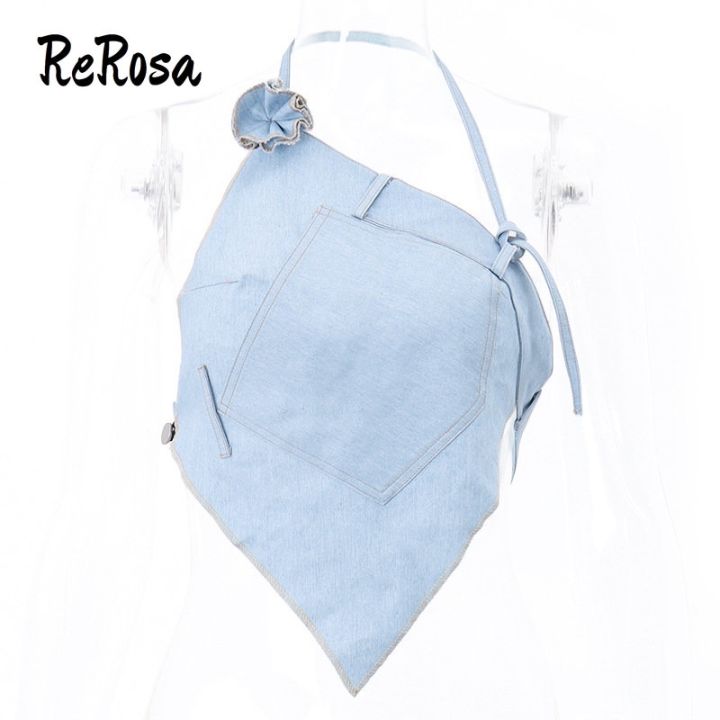 rerosa-เสื้อกั๊กยีน-สายคล้องคอ-ทรงไม่สมมาตร-สําหรับผู้หญิง-2023-qc7311706