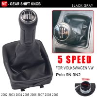 5 Speed Car Gear Shift Knob With Gaitor For VW Polo 9N 9N2 2002 2003 2004 2005 2006 2007 2008 2009 Car Styling