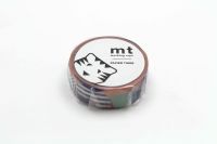 mt masking tape PAPIER TIGRE CLOUD (MTPAPI07) / เทปตกแต่งวาชิ ลาย PAPIER TIGRE CLOUD แบรนด์ mt masking tape ประเทศญี่ปุ่น