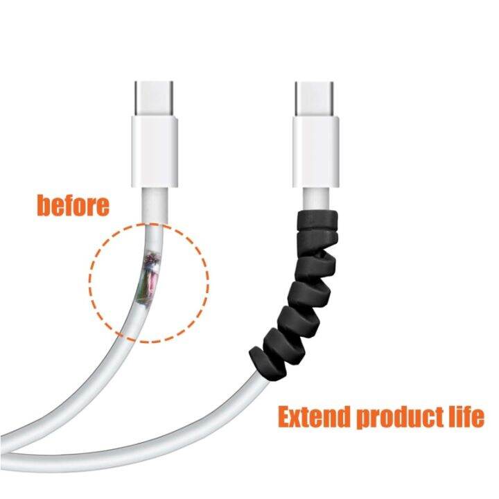 charging-cable-protector-universal-phone-cable-holder-spiral-ties-cord-saver-mouse-usb-charger-cord-management-wire-organizer